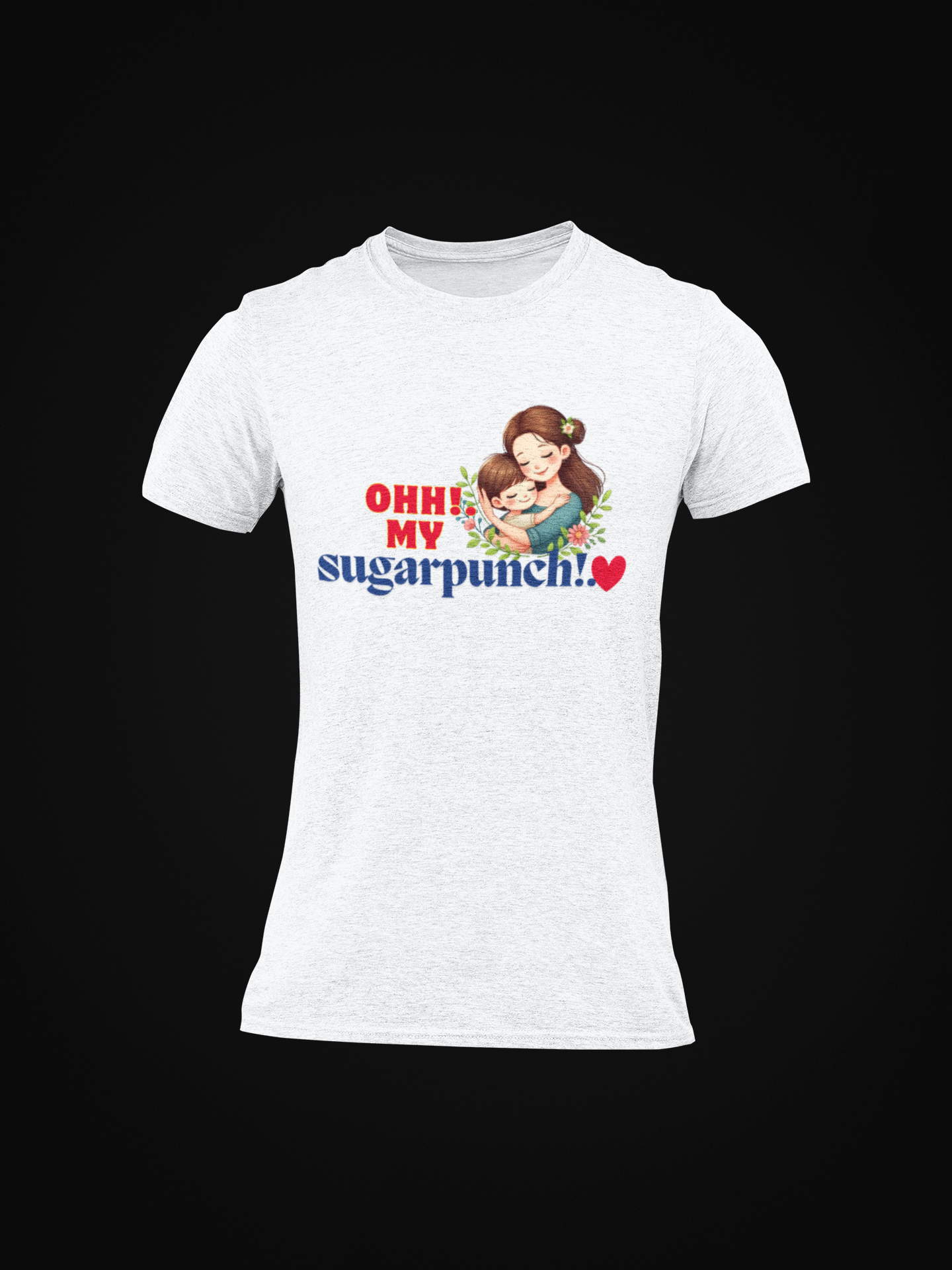 Ohh My Sugarpunch Printed Round Neck T-Shirt