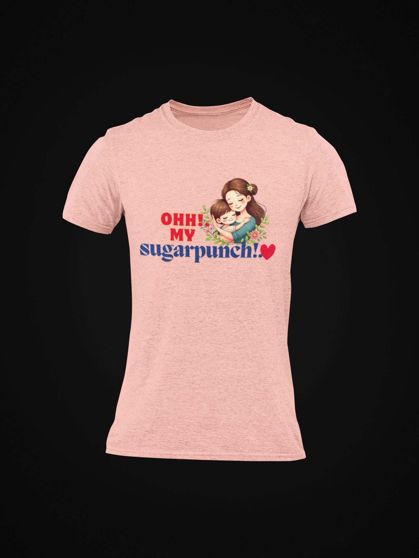Ohh My Sugarpunch Printed Round Neck T-Shirt