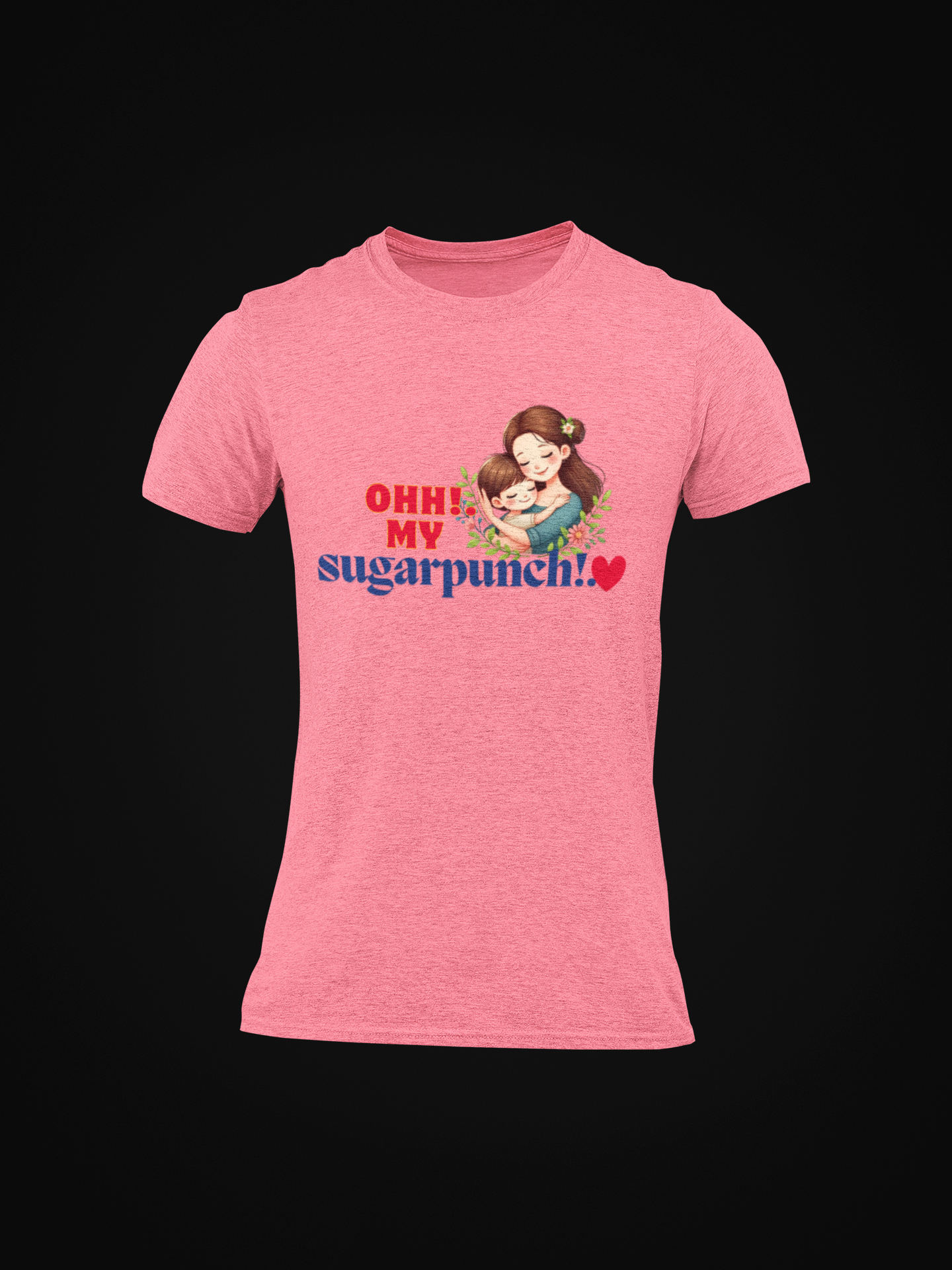 Ohh My Sugarpunch Printed Round Neck T-Shirt