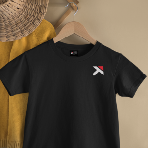 Kids Minimal Logo Round Neck T-Shirt