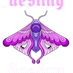 Destiny butterfly graphic print design
