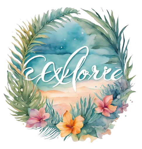 Explore tropical floral graphic print design