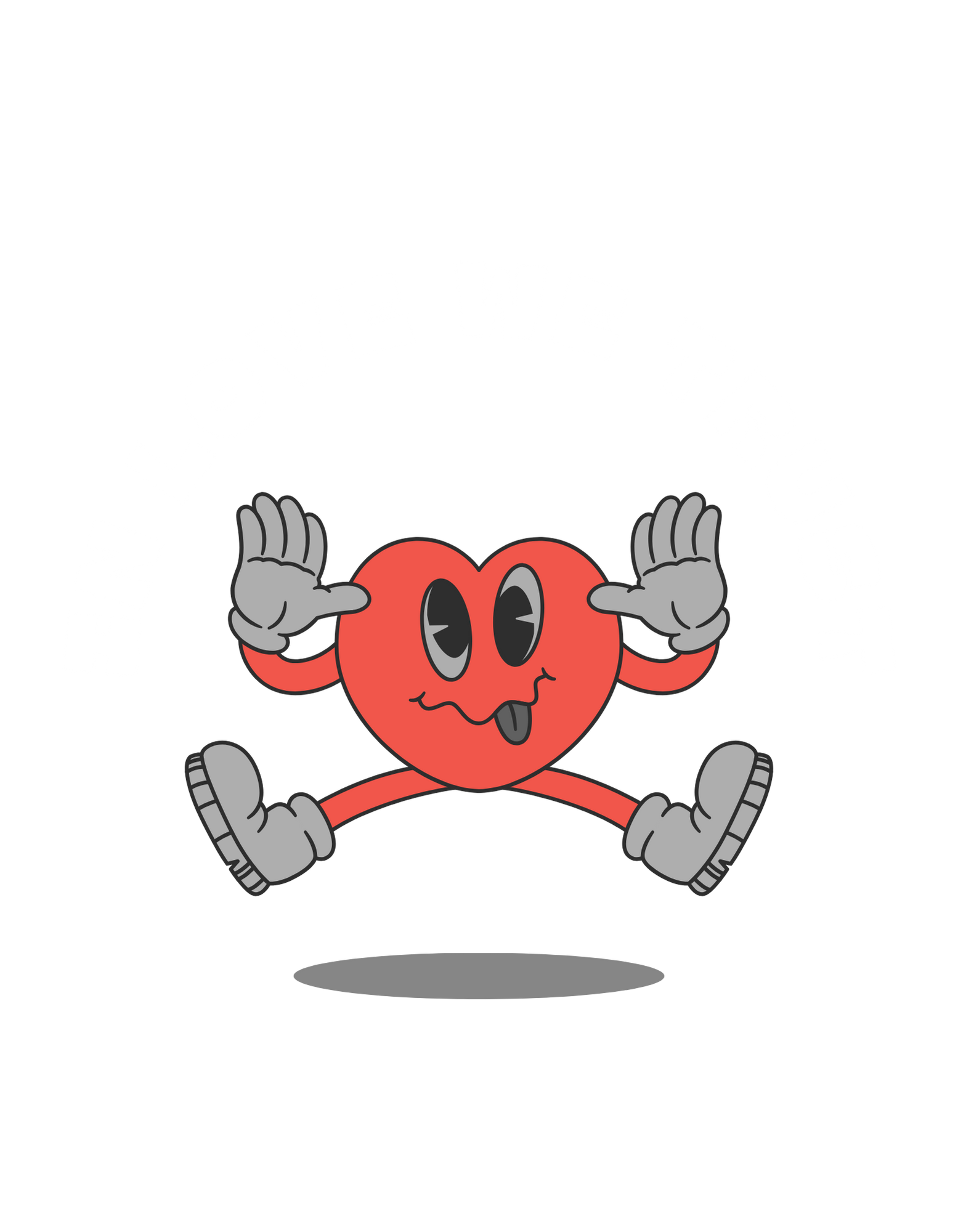 Love We Trust heart graphic design