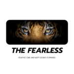 Tiger eyes Fearless graphic print design