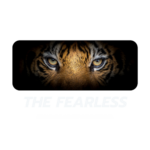 The Fearless tiger eyes graphic print design