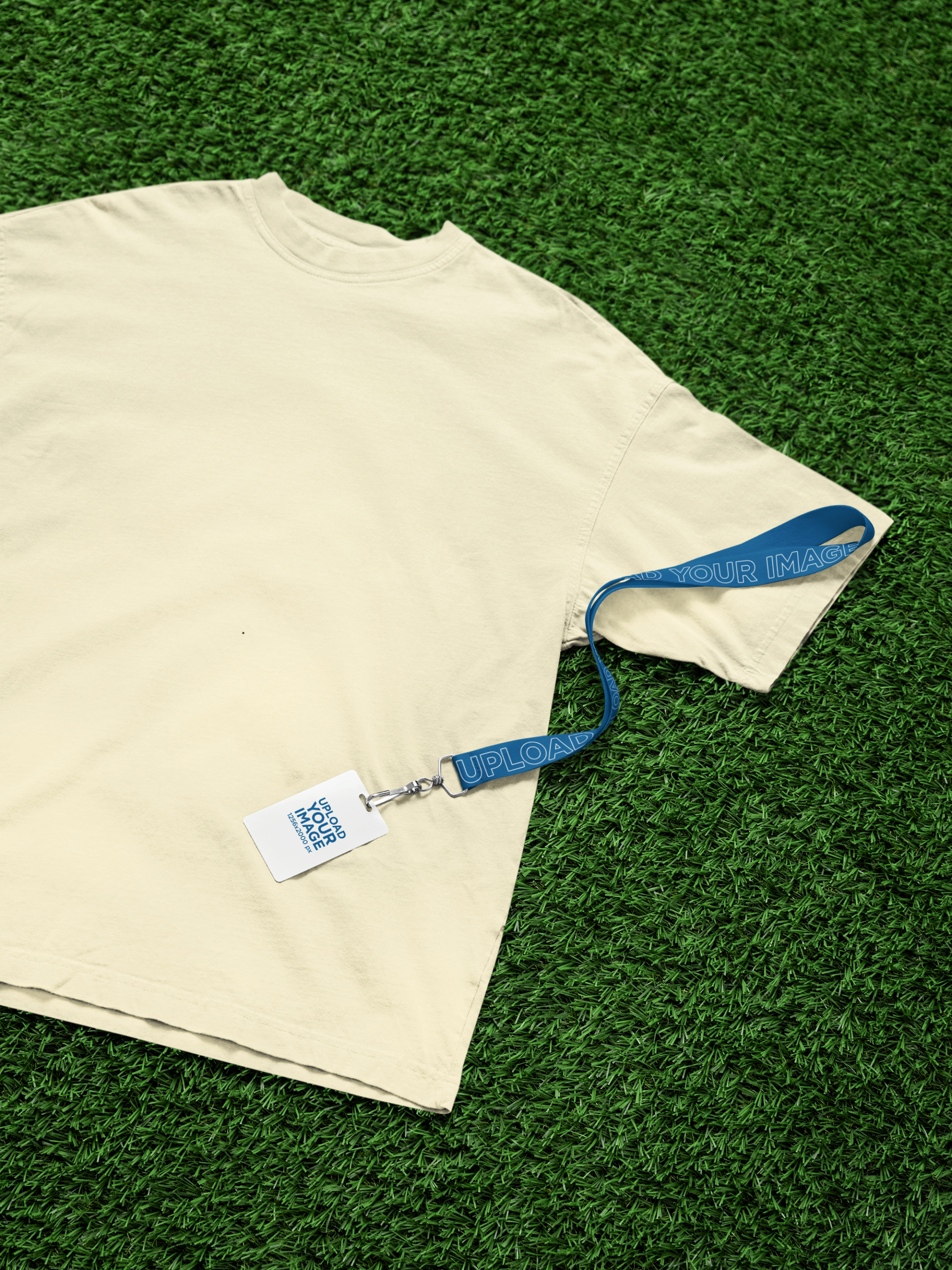 Solid Blank Oversized T-Shirt - Off White